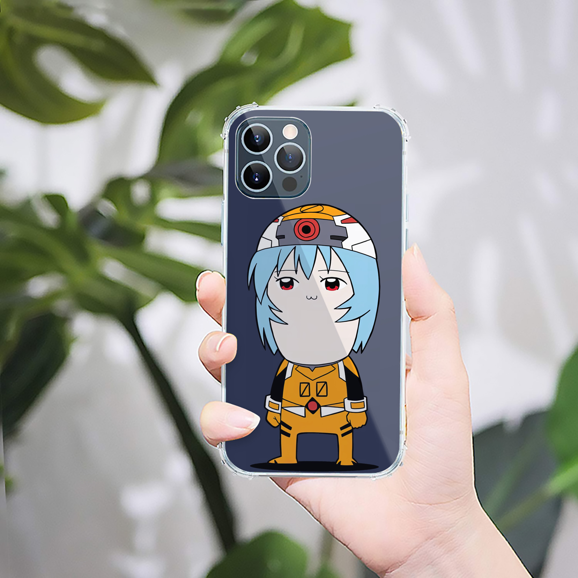 （画像用） EVA 新世紀エヴァンゲリオン 【iPhone 12シリーズ対応】透明スマホケース（クリアソフトケース）